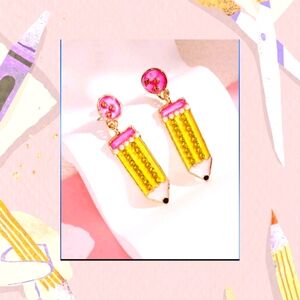 New cute pencil earrings